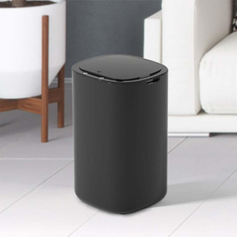 Trash can 7L / 12L / 30L Stainless Steel Kitchen Garbage Cans Household  with Cover Large Capacity Living Room Automatic Induction Bathroom Toilet