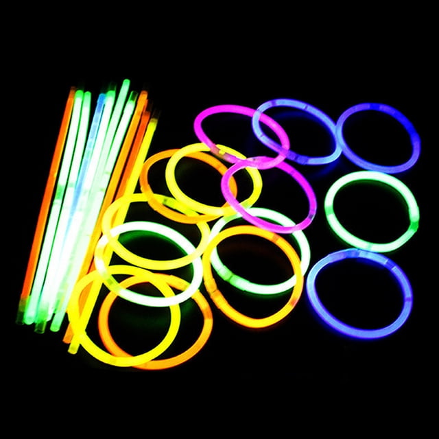50/100 Uds. Pulseras luminosas de neón de larga duración a granel, suministros para fiestas, juguete para niños Hugtrwg Para estrenar