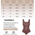 thumbnail image 7 of MANIFIQUE Plus Size Women's Seamless Shapewear Bodysuit Tummy Control Body Shaper Waist Snatching Body Suit, 7 of 7