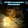 bright Rabbit Night Light for Girl, Battery Powered Nightlight for Kid
