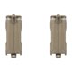 thumbnail image 1 of Estuche para guardar pilas con doble orificio para cargadores de Airsoft CR123/AAA/AA (marrón claro), 1 of 9