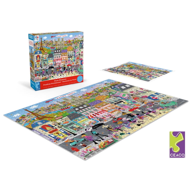 Ceaco 1000 Piece Paris Windows (Amanda Haley) Interlocking Jigsaw