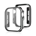 thumbnail image 3 of Sleektime Waterproof Bumper Case for iWatch Series 10 46mm with Built-in Glass Screen Protector, Shockproof Hard PC Frame, Full Coverage Rugged Design for Daily Wear and Outdoor Protection,B, 3 of 5