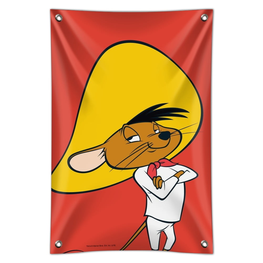  Looney Tunes Speedy Gonzales Metal Sign - Vintage