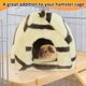 thumbnail image 5 of Accesorios para casa escondite de conejillos de indias, cama cálida para animales pequeños, hámsteres, Chinchillas, conejitos enanos, erizos, 5 of 7