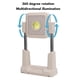 thumbnail image 4 of Luz Que Acampa Con Energía Solar, Luces De Trabajo Solares Recargables De Altura Ajustable 10000LM Para Exteriores, 4 of 7