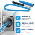 thumbnail image 3 of Universal Dryer Lint Vacuum Attachment, Dryer Vacuum Hose Attachment, Extendable Dryer Vent Cleaner Kit Vacuum Attachment, 3-Piece Set, Compatible with All Vacuum Cleaners, 3 of 6