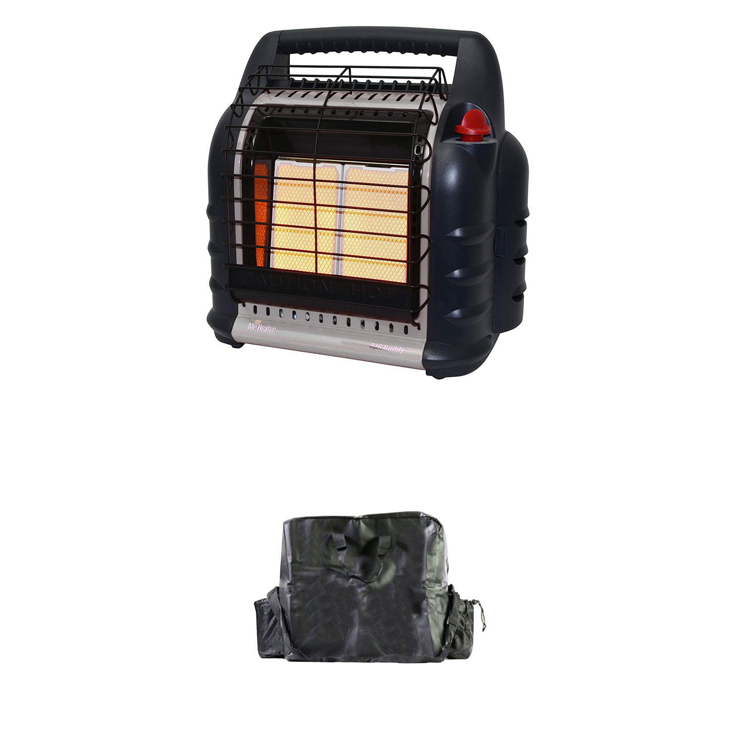 Mr. Heater MH18B 18000 BTU Hunting Big Buddy Propane Gas Heater & Carry