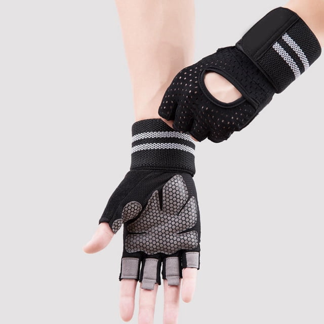 Guantes de entrenamiento, de entrenamiento, cómodos, resistentes al desgaste, guantes de medio , guantes de para ciclismo, M