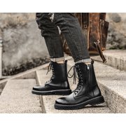 Men's Boots Fashion High Top Motorcycle Boots Waterproof Boots for Men
