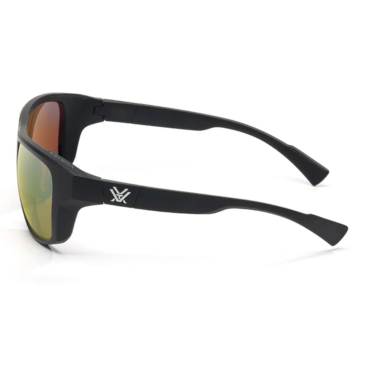 VORTEX Adult Male Jackal Black/Amber Gold Mirror Sunglasses (EJA-BKA-GL)