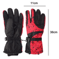 thumbnail image 2 of Guantes de esquí Guantes de nieve de invierno Guantes impermeables para clima frío, 2 of 5