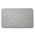 thumbnail image 1 of Felpudo de algodón viscoelástico para puerta de casa, absorbente de agua, antideslizante, para baño, cocina (gris claro, talla L), 1 of 6