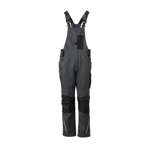 James and Nicholson Workwear Pants with Bib