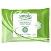 Simple Exfoliating Facial Wipes 25 Count (2 Pack) (2)