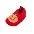 thumbnail image 6 of Newborn Baby Halloween Luminous Warm Cotton Anti-Slip Soft Walking Pumpkin First Walkers, 6 of 8