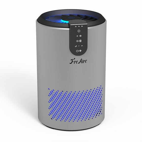 Air Purifiers for Bedroom Air Purifier With Function For Pet Smoke Pollen Dander Hair Smell 22dB Air Cleaner For Bedroom Office Living Room, gray