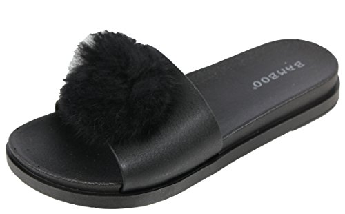 pom pom jelly sandals