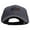 Grey, variant on Melon Embroidered Big Size High Profile Twill Cap - Khaki Black XL-3XL