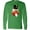Kelly Green, variant on Christmas Nutcracker in Red Long Sleeve T-Shirt