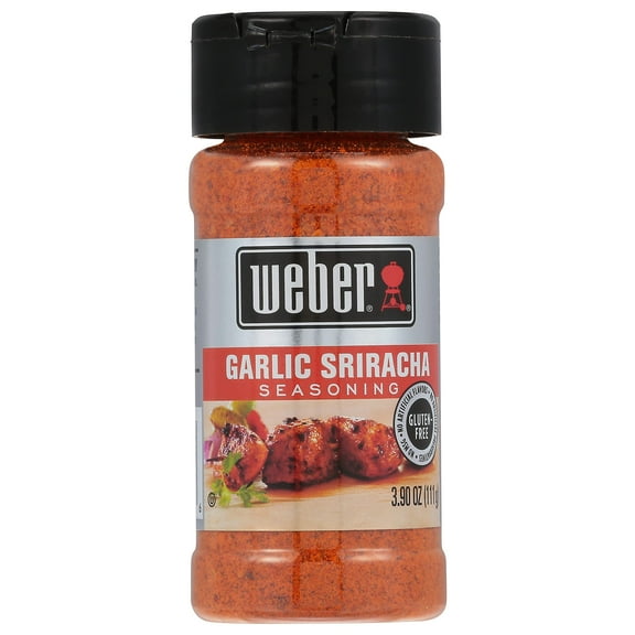 Weber Garlic Sriracha Seasoning, MFF30 3.9 Ounce Shaker