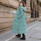 thumbnail image 1 of Chaqueta de algodón de plumón para mujer, chaqueta de algodón hasta la rodilla, chaqueta de algodón ajustada, chaqueta exterior larga y gruesa, 1 of 6