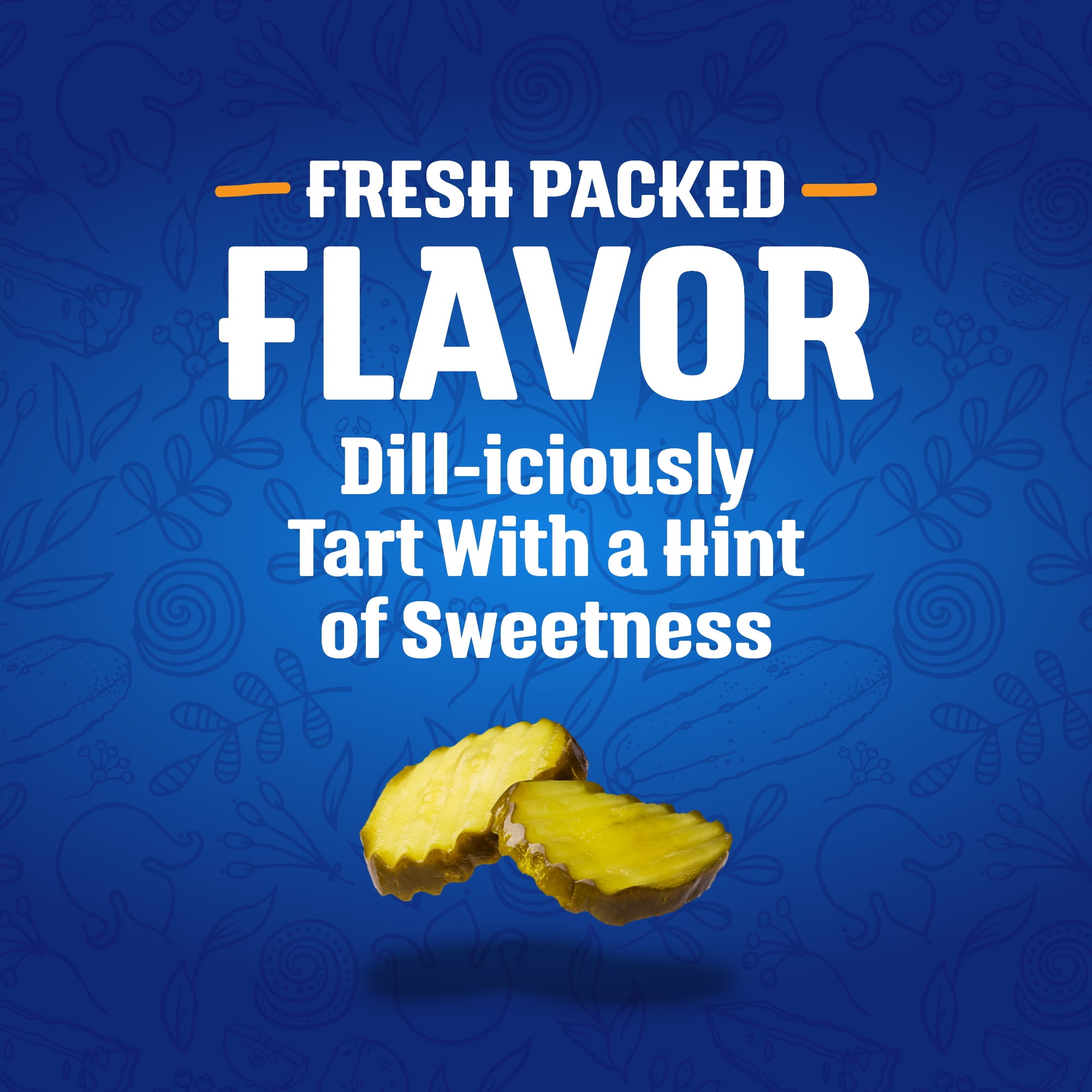 Vlasic Bread & Butter Pickle Chips, Keto Friendly, 24 fl. oz.