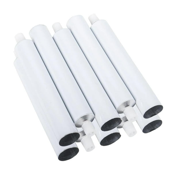10 tubos de pintura de aluminio vacíos, frascos y botellas para muestras, tubos de pintura de 60 ml, para aceites y elaboración de pinturas.