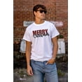thumbnail image 4 of Xmas Holiday Plaid Merry Christmas Graphic T Shirt Men or Women Brisco Brands S, 4 of 6