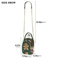 thumbnail image 2 of FORMRS Crossbody Bag for Women Quilted Travel Shoulder Cell Phone Purse with Chain Strap Handbag, Green Christmas Gingerbread, 2 of 7