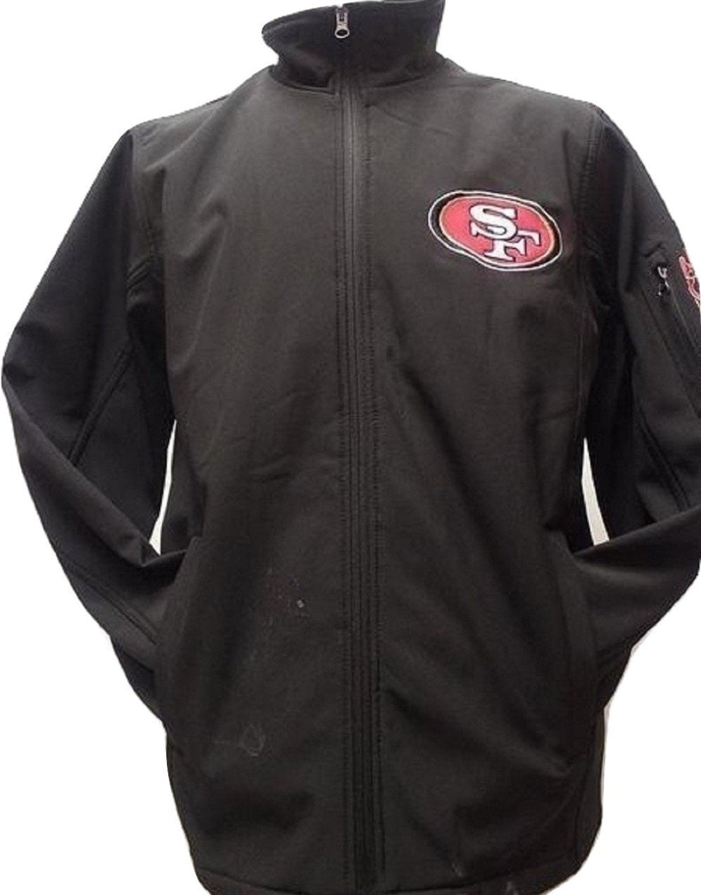 San Francisco 49ers Black Softshell Full Zip Jacket by G-III Sports