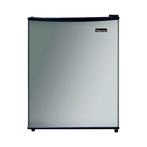 Magic Chef 2.4 cubic feet Mini AllRefrigerator Stainless Steel