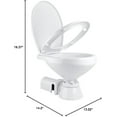 thumbnail image 2 of SEAFLO 24v Electric Marine Toilet – Regular, 2 of 4