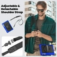 thumbnail image 4 of ELEHOLD Rugged Case for Samsung Galaxy Tab S10 FEplus / FE+ 2025 13.1 Inch Three-Layer Built-in Screen Protector 360° Rotating Kickstand Handstrap Shoulder Strap Shockproof Case,Blue, 4 of 7