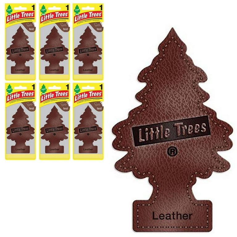 6 Little Trees Leather Scent Car Air Freshener Car Auto Office Home Hanging  