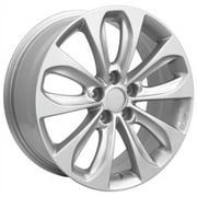 Single(1) OE Wheels HY02 18x7.5 Gloss Silver Rim 5x114.3 48ET