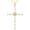 # Style 2 Cross-40mm, variant on 925 Sterling Silver Opal Cross Necklace, 14k Gold Plated White Fire Opal Christian Religious Faith Cross Jewelry For Women, 18 Inches With 2 Inches Extension