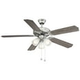 thumbnail image 4 of Trade Winds Levi 52" 3-Light Ceiling Fan in Brushed Nickel, 4 of 6