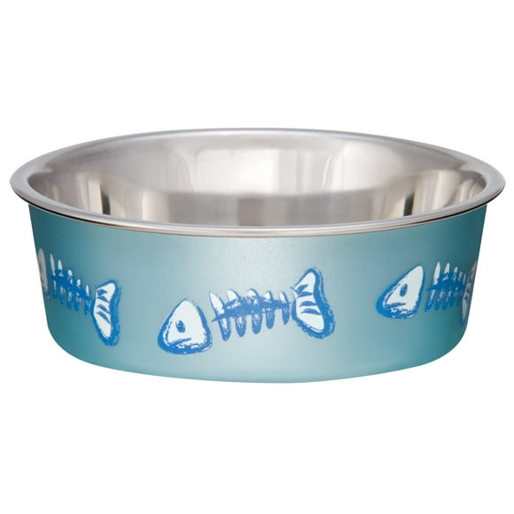 Cuenco para gatos Loving Pets Bella Bowl X-Small, azul metalizado