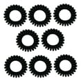 thumbnail image 5 of 8 Small Smooth Elastic Hair Coils, 1.5in Diameter, Small Size, Black Color, Gentle on Hair, Stong Hold and Minimizes Dents and Creases!, 5 of 5