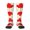 2 Black-2, variant on Canadian Flag Knee High Socks for Women Long Leg Warmers Socks