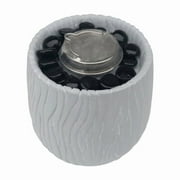 DecoFire Willow Gray Ceramic 6 in. Tabletop Torch 1 pk