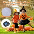 thumbnail image 6 of Costway 2 Pack 3 FT Halloween Inflatable Eyeballs w/ Air Blower & Red LED Lights, 6 of 10