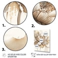 thumbnail image 3 of Designart Indigold Beige Flower III Canvas Wall Art, 3 of 5