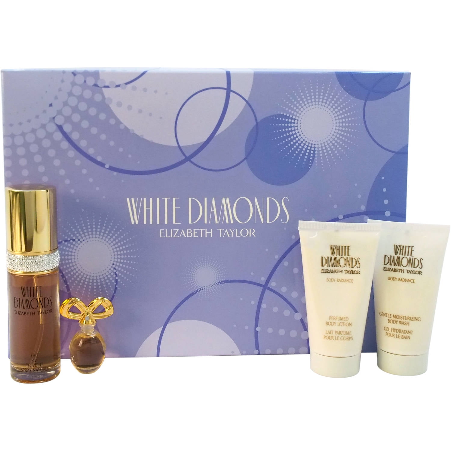 Elizabeth Taylor White Diamonds for Women Fragrance Gift Set, 4 pc
