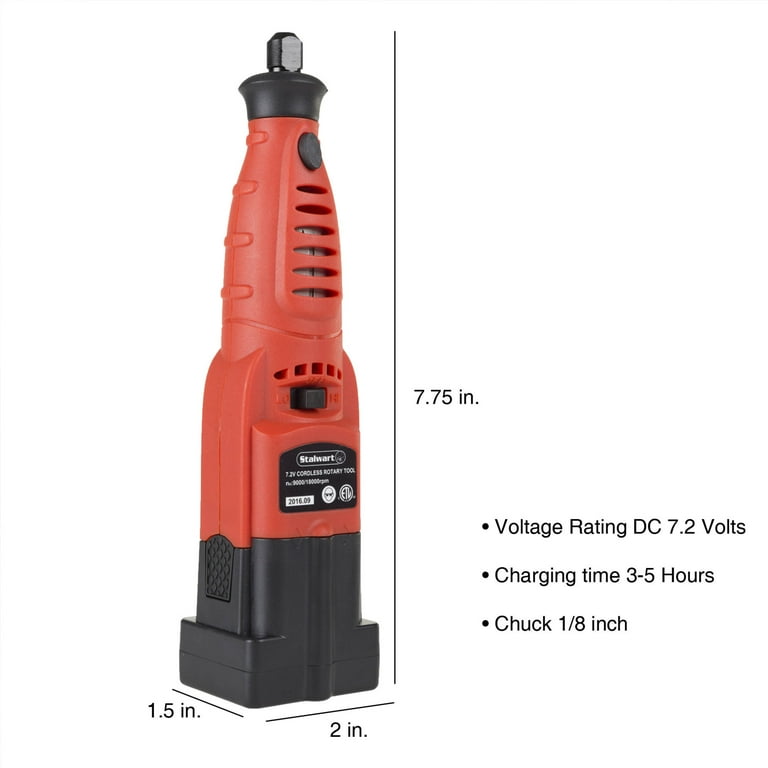 Cordless Rotary Tool and Accessories Kit ? 40 Piece Multifunction Attachment Set for Engraving, Woodworking, Metalworking and Hobby by Stalwart Cordless Rotary Tool and Accessories Kit ? 40 Piece Multifunction Attachment Set for Engraving, Woodworking, Metalworking and Hobby by Stalwart