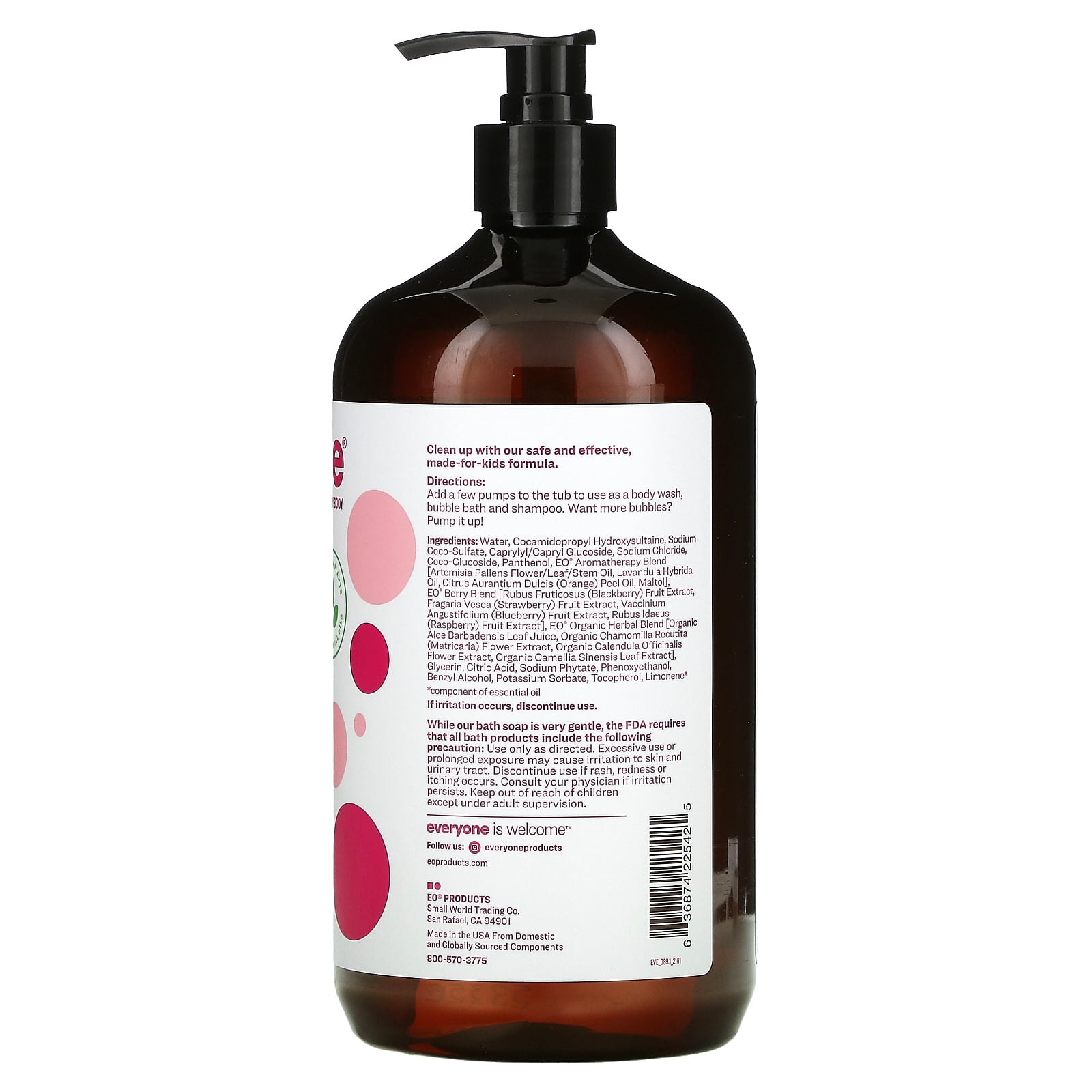 Everyone KHFM00335504 32 oz 3-in-1 Berry Blast Soap for Kids
