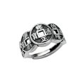 thumbnail image 1 of Wufu moneda de cobre moneda de la suerte apertura anillo ajustable Vintage cobre dinero anillo hombres y mujeres buena suerte anillo hueco regalo de cumpleaños oso de fresa Hogar, 1 of 5