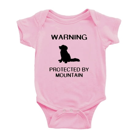 

Warning: Protected by A Mountain Dog Funny Baby Rompers Newborn Clothes Outfits (Pink 3-6 Months)