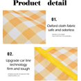 thumbnail image 2 of Large Picnic Blanket 200 x 150cm, Waterproof Picnic Mat for 4-5 People, Portable Beach Mat Suitable for Beach, Park, Camping (Yellow), 2 of 5